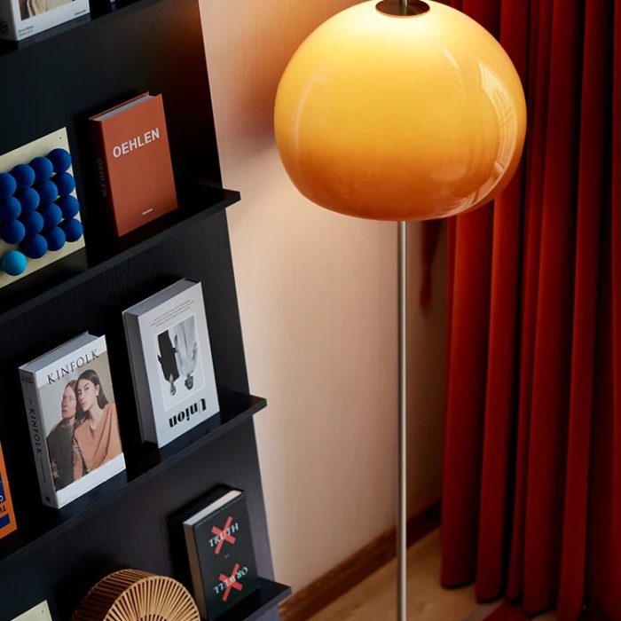 Bauhaus Floor Lamp in a living room