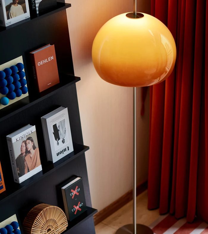 Bauhaus Floor Lamp in a living room