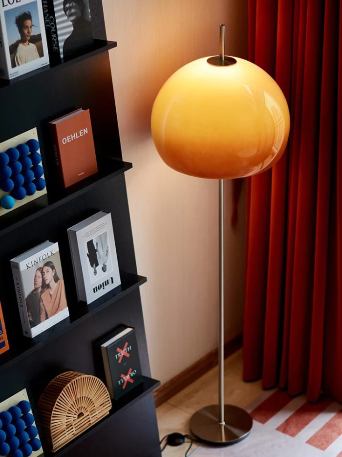 Bauhaus Floor Lamp in a living room