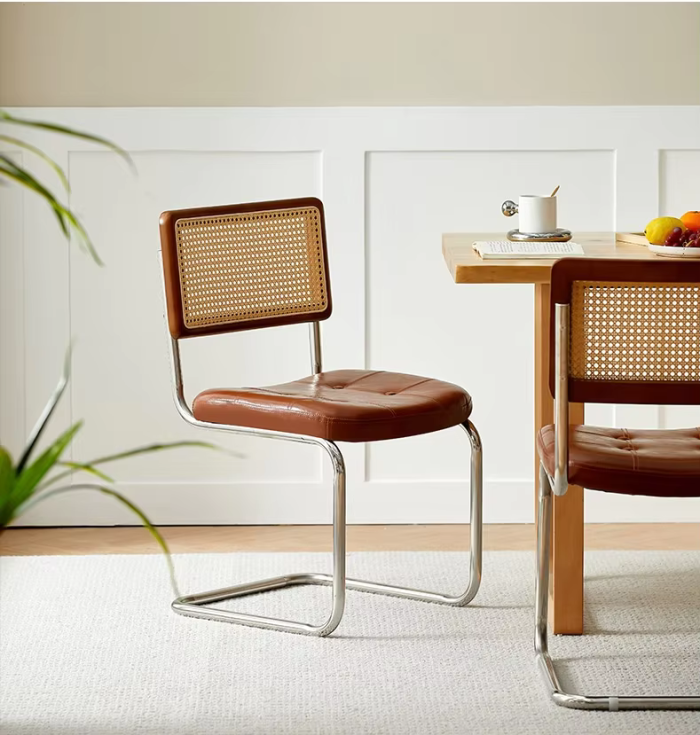 Brown Scandinavian Dining Chair