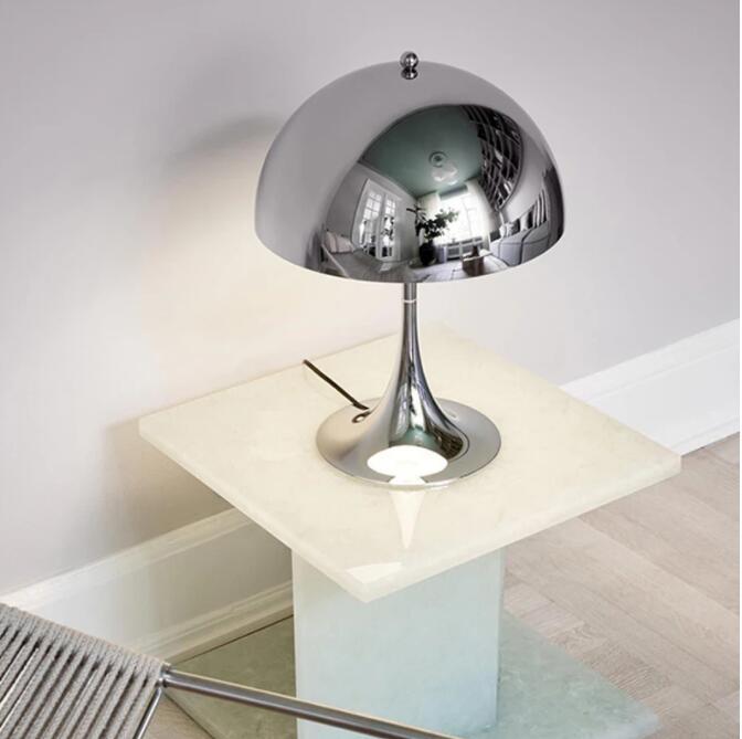 chrome table lamp