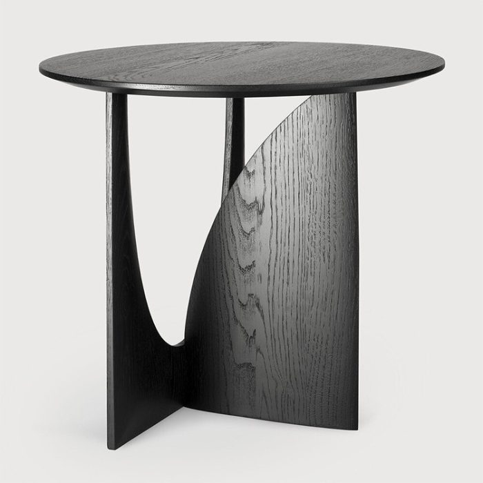 black side table